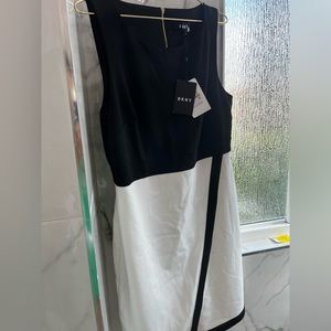 NWT DKNY black and white dress